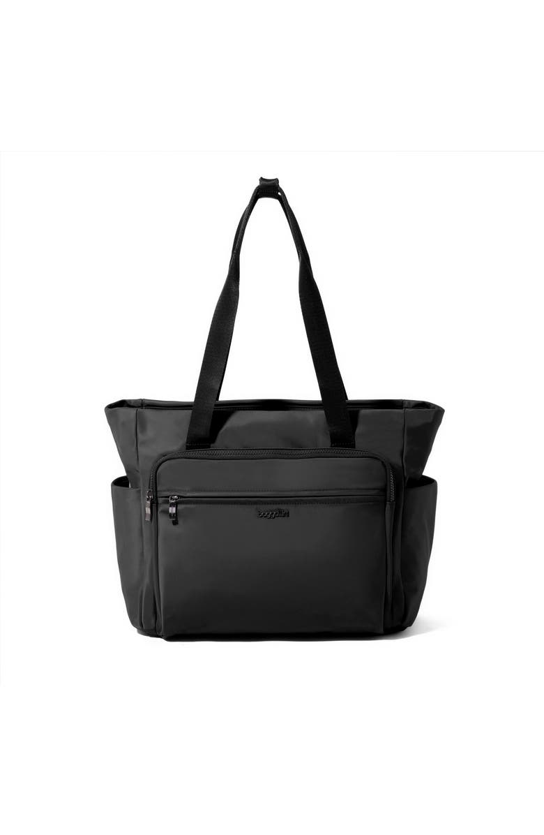 BAGGALLINI Nolita Laptop Tote Bag, Main, color, Black Twill