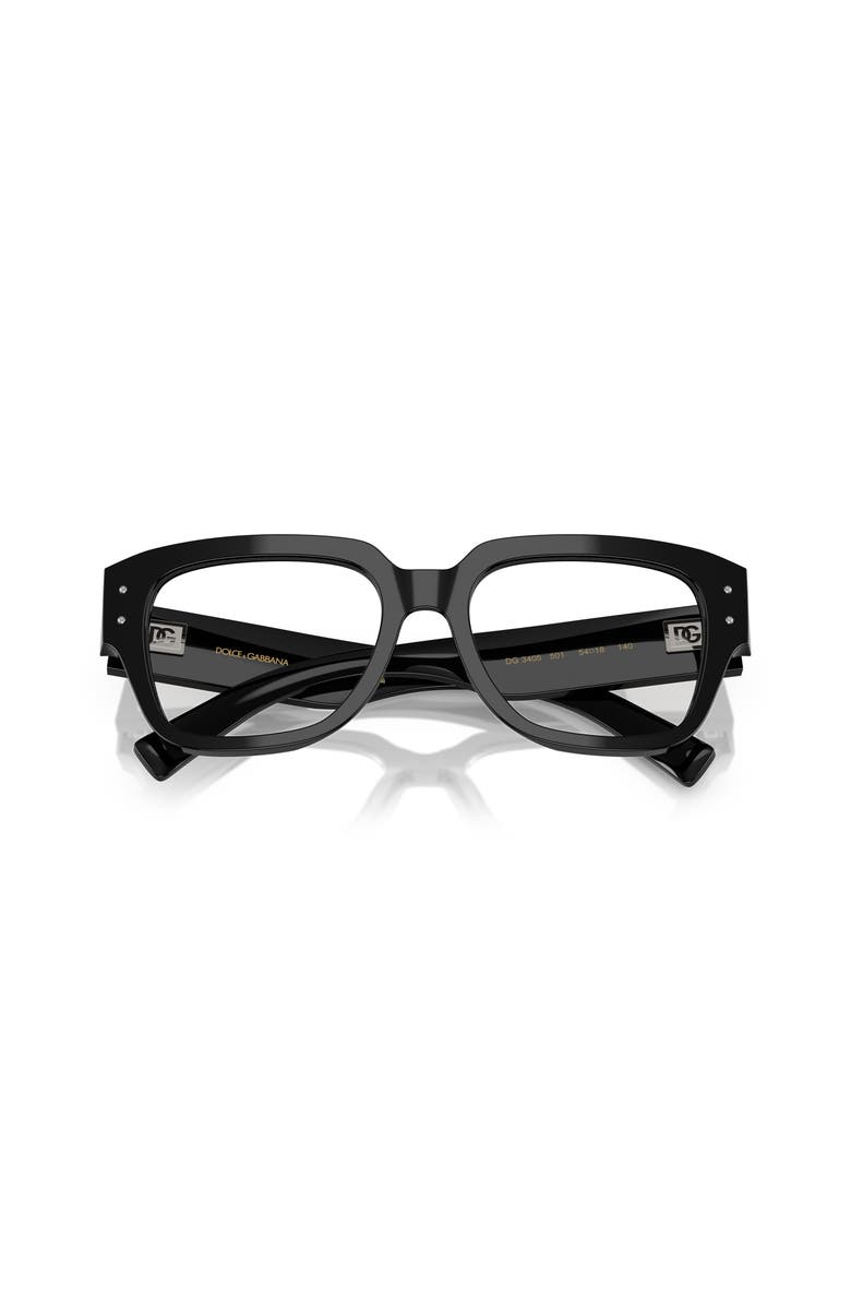 Dolce&Gabbana 52mm Square optical glasses, Alternate, color, Black