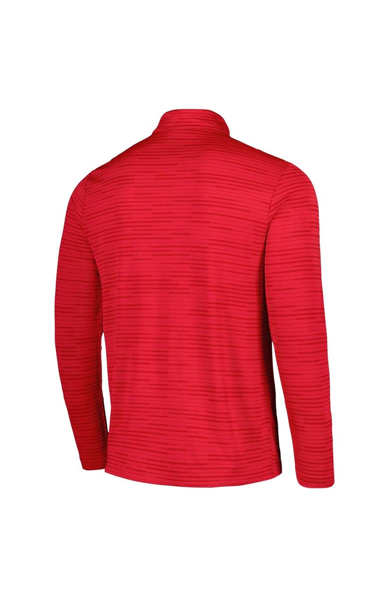 LEVELWEAR Men's Levelwear Red TOUR Championship Logo Quarter-Zip Top, Alternate, color, Red