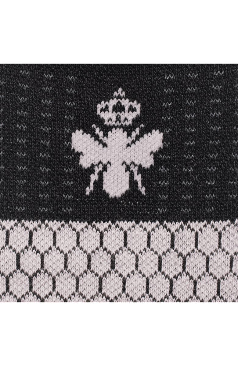 Bombas Stripe Block Golf Ankle Socks, Alternate, color, Black