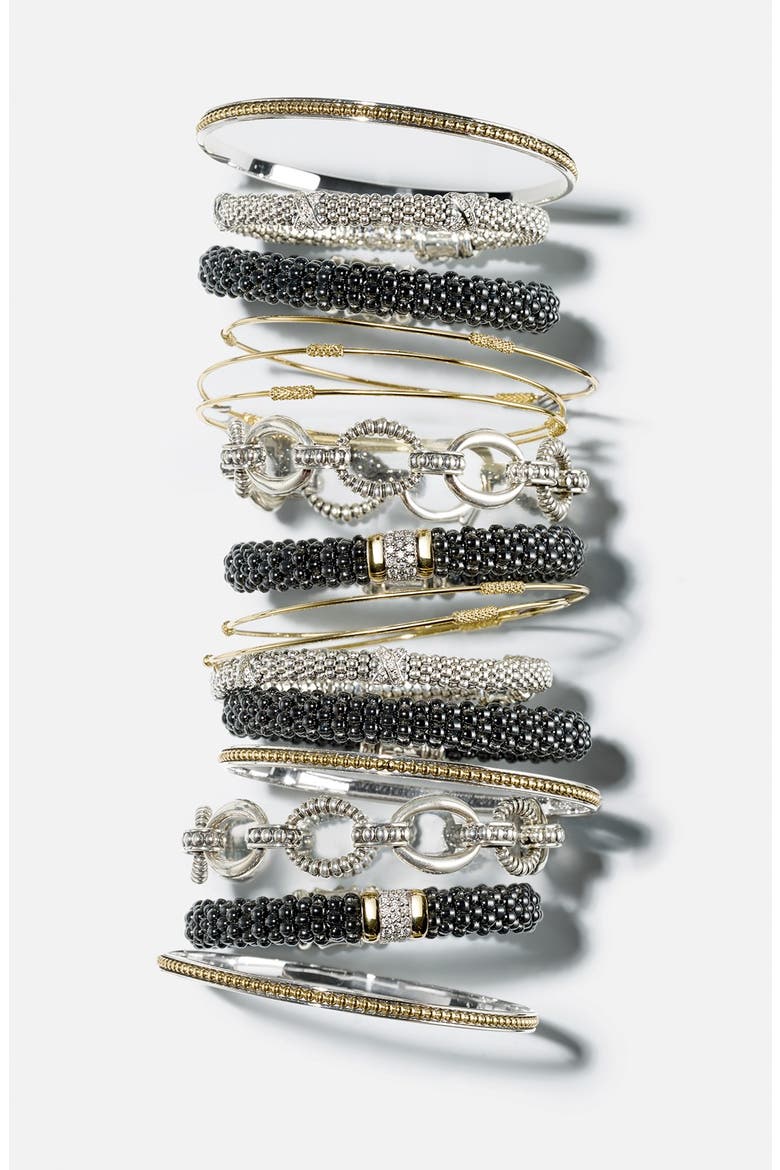 Open Link Bracelet, Alternate, color, STERLING SILVER