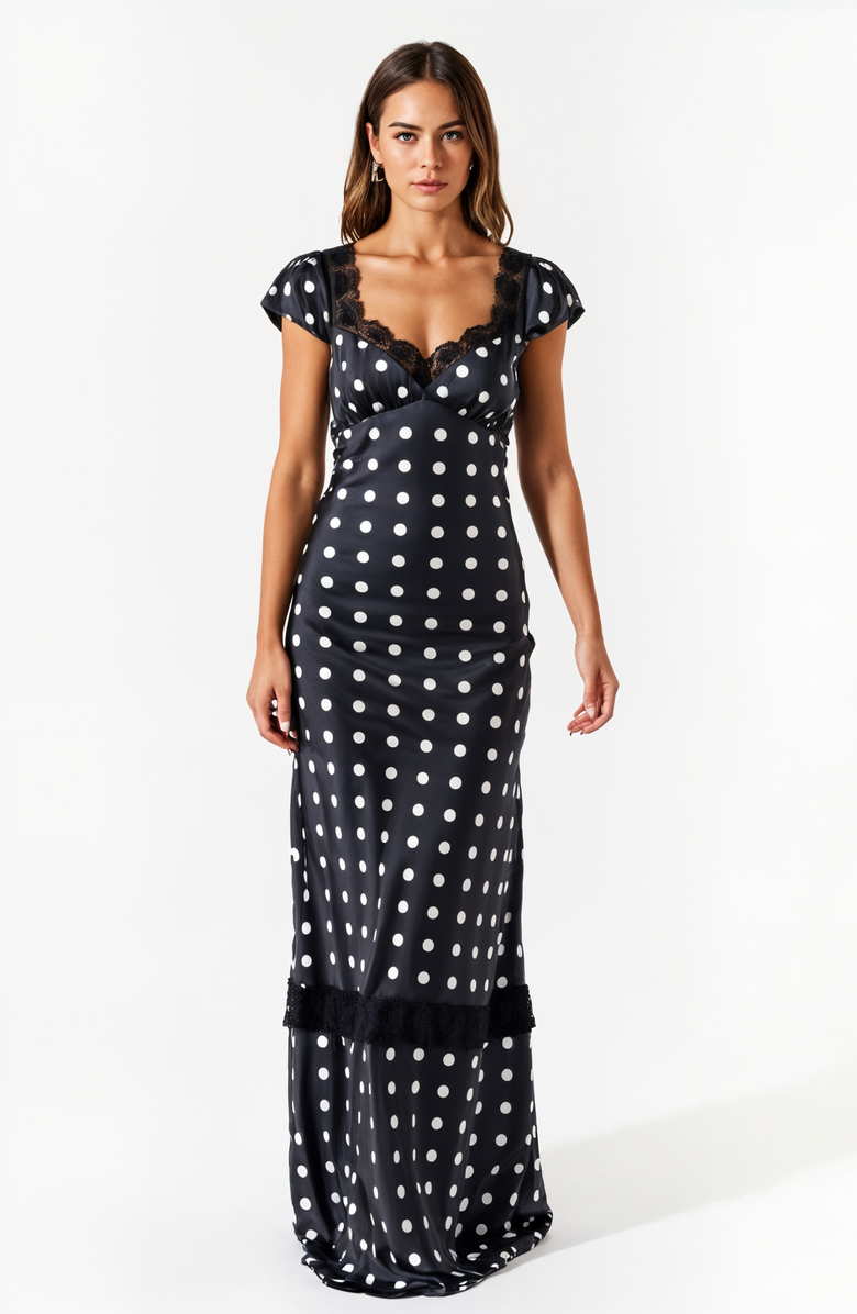 Modenaire Sleeveless Ribbed Knit Midi Dress with High Neck and Side Slit, Alternate, color, Black / White