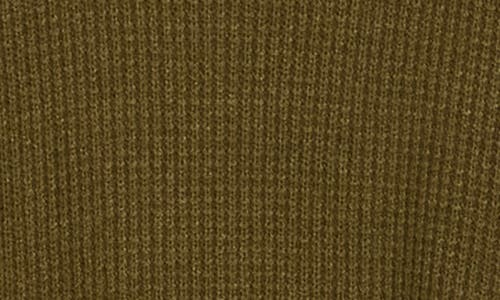 Caslon ® Cozy Cowl Neck Waffle Stitch Top In Green