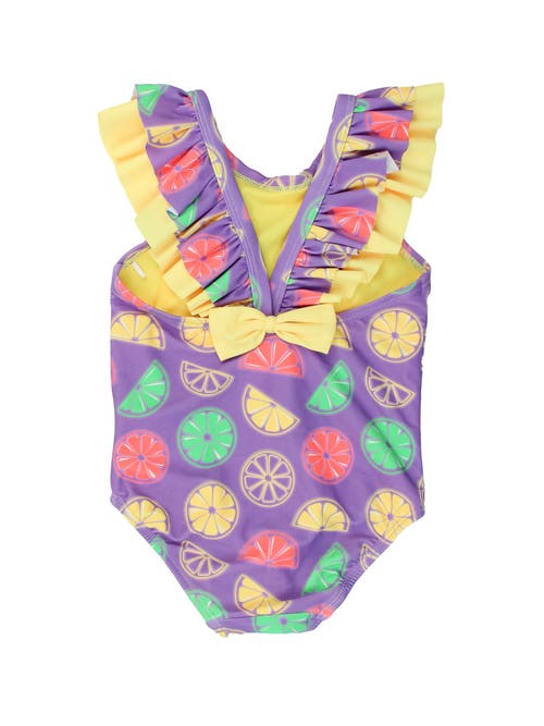 Shop Rufflebutts Girls V-back Upf50+ One Piece
