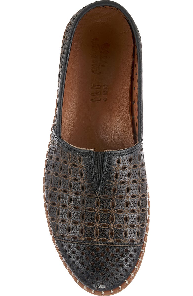 Spring Step Oralis Loafer, Alternate, color, Black Leather