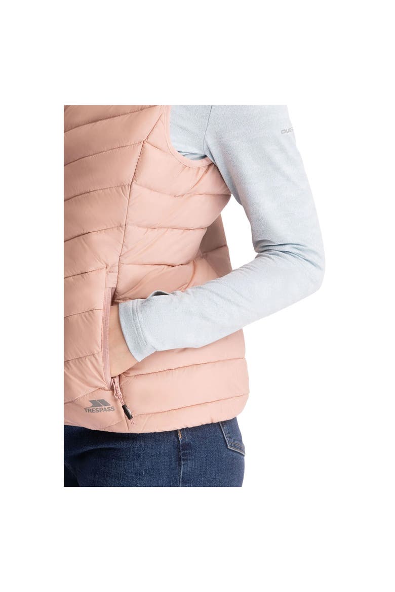 Giana Down Gilet, Alternate, color, Misty Rose
