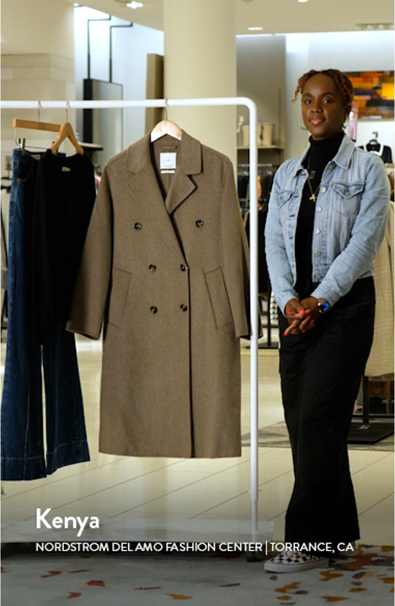 Oversize Double Breasted Long Coat, sales video thumbnail