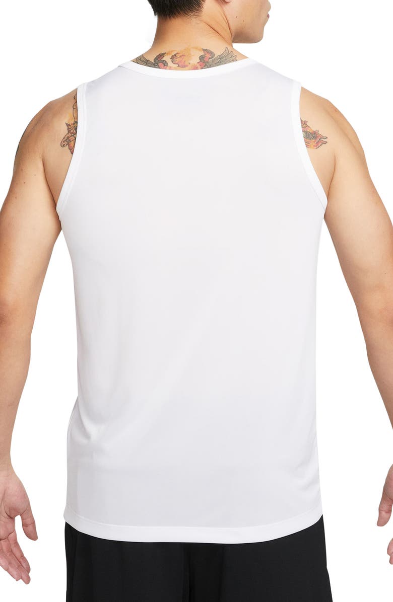 Nike Dri-FIT Legend Training Tank, Alternate, color, White/ Black