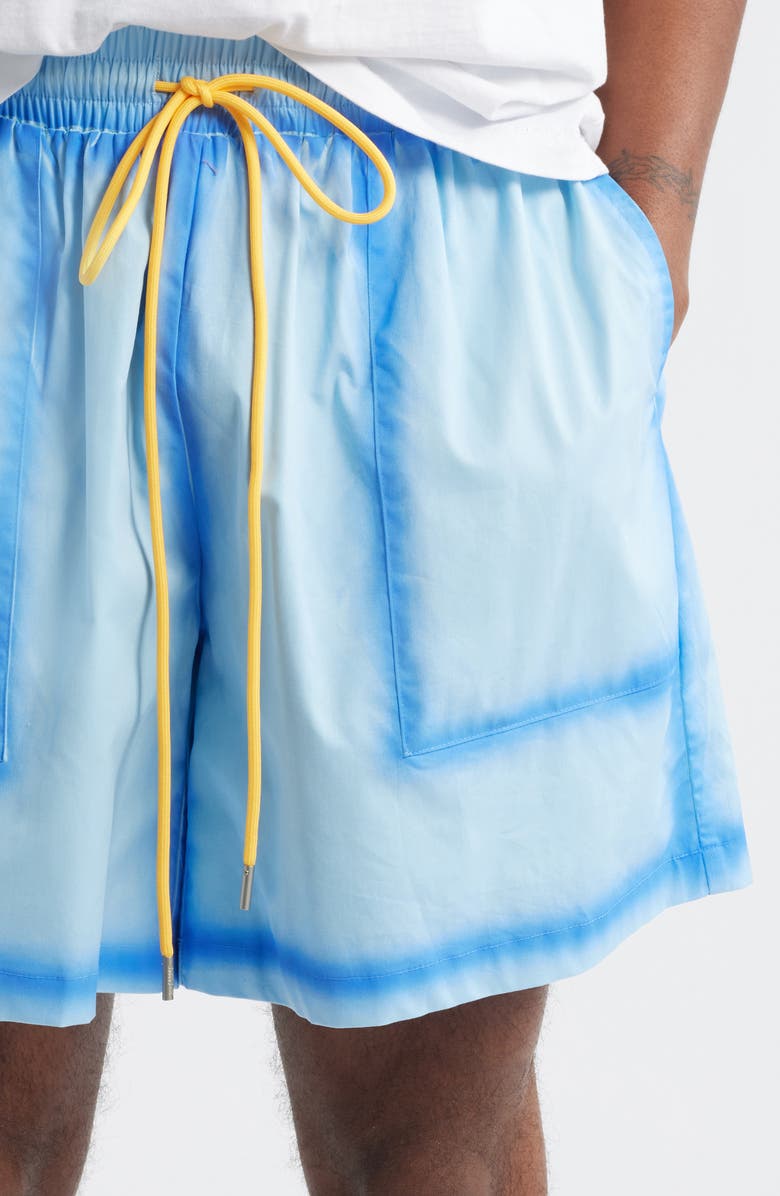 DIET STARTS MONDAY Ocean Spray Cotton Drawstring Shorts, Alternate, color, Blue