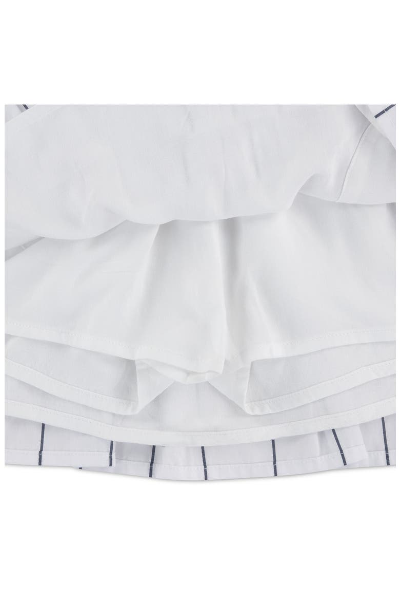 Kids' Tiered Bubble Skort, Alternate, color, BRIGHT WHITE