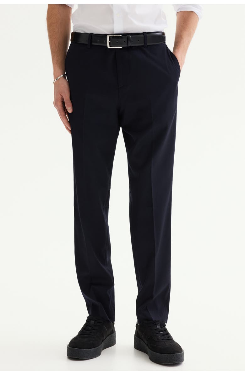 H&M Slim Fit Suit Trousers, Alternate, color, Navy Blue