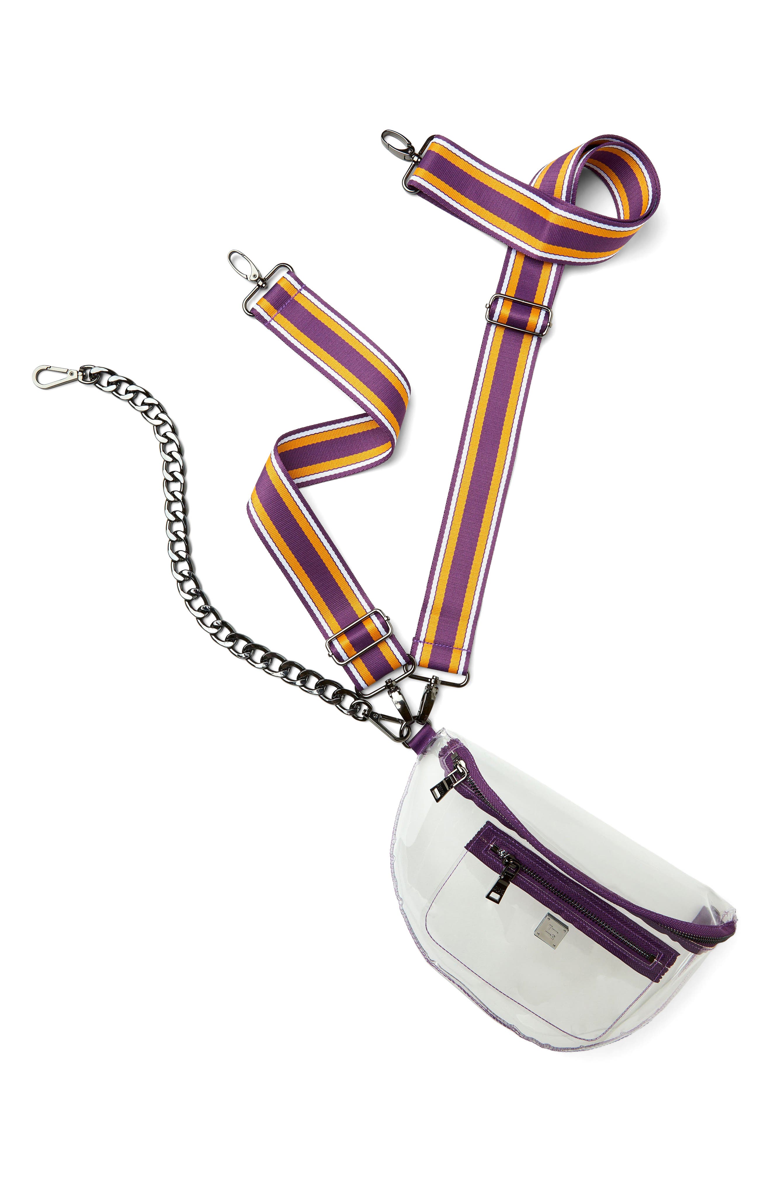 THINK ROYLN Clear Stadium Crossbody Bag, Alternate, color, Clear Soft