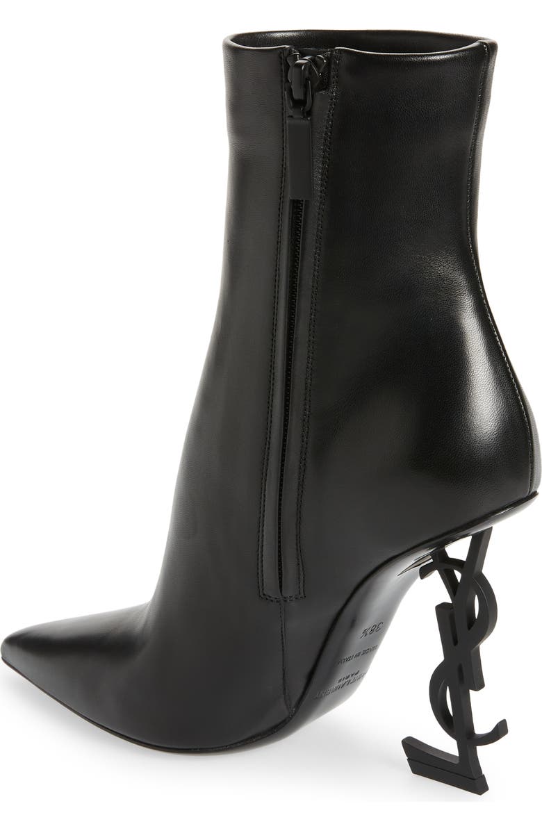 Saint Laurent Opyum YSL Pointed Toe Bootie, Alternate, color,