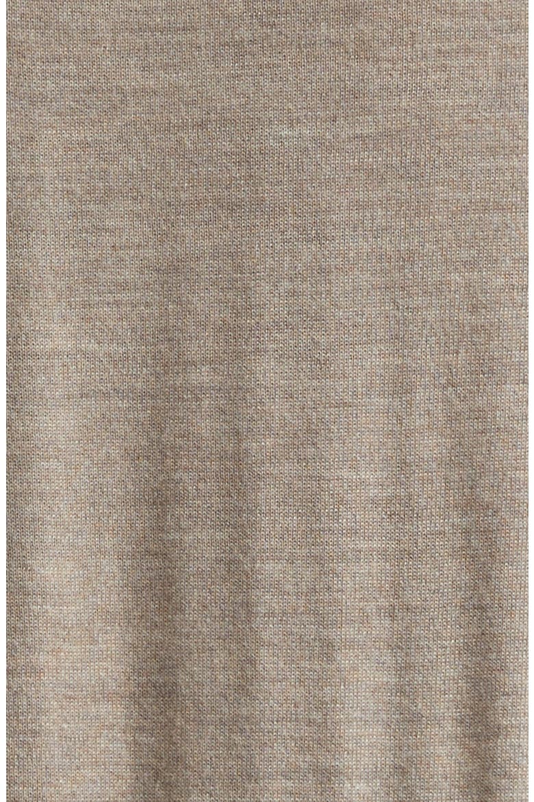 Euna Colorblock Cashmere Sweater, Alternate, color, PEBBLE/ ASH