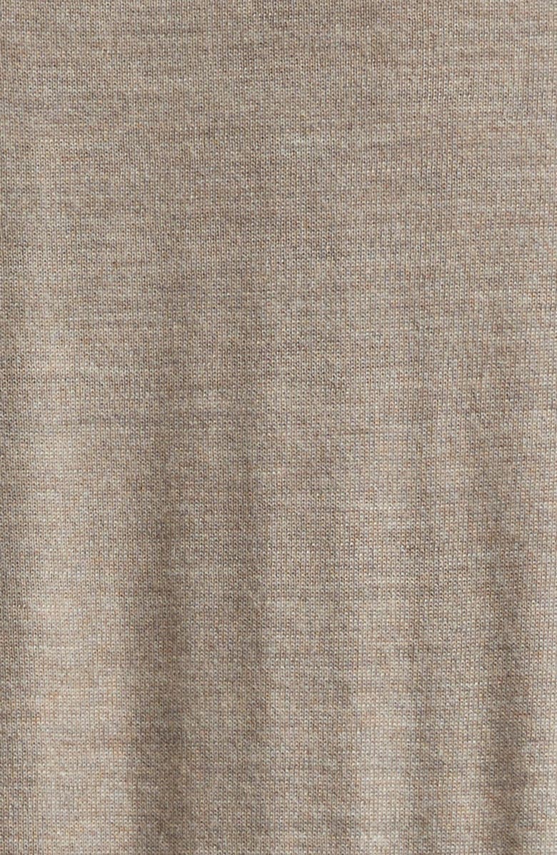 Johnstons of Elgin Euna Colorblock Cashmere Sweater, Alternate, color, Pebble/ Ash