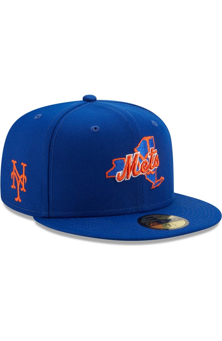 New Era Men's New Era Royal New York Mets Local II 59FIFTY Fitted Hat, Alternate, color, 