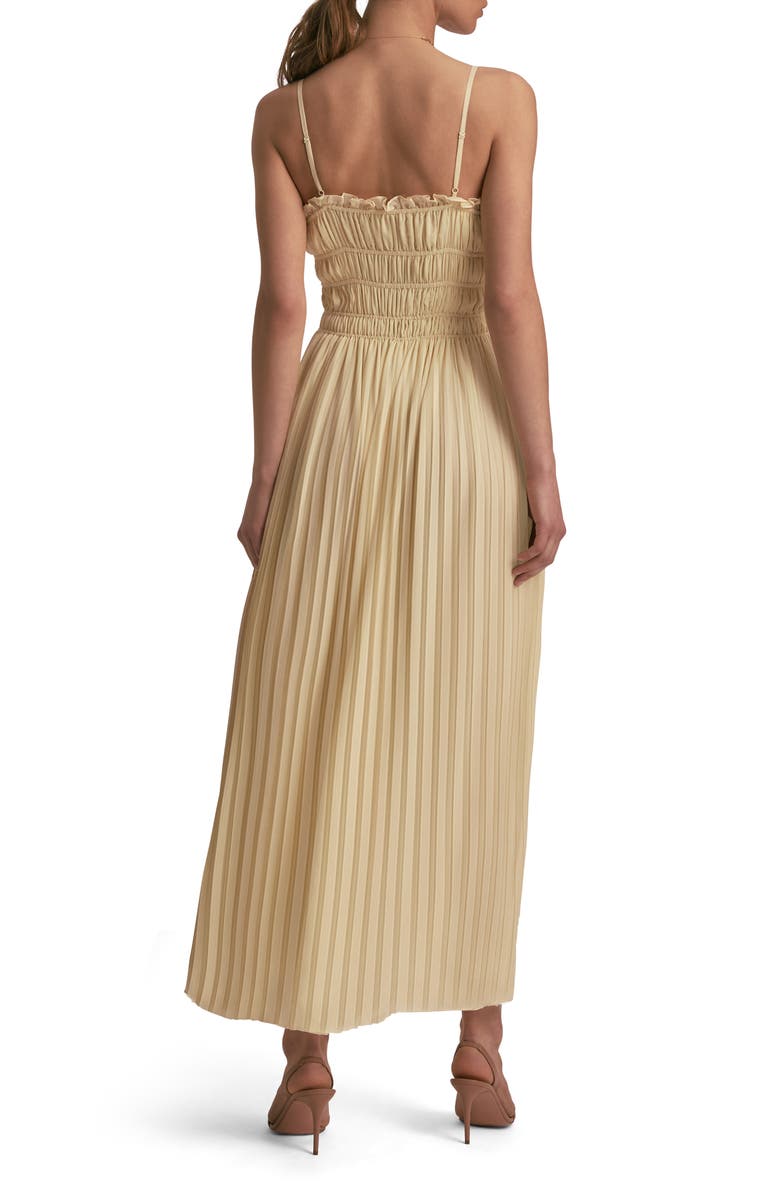 Favorite Daughter The Best Dressed Guest Pleated Maxi Dress, Alternate, color, Blondie