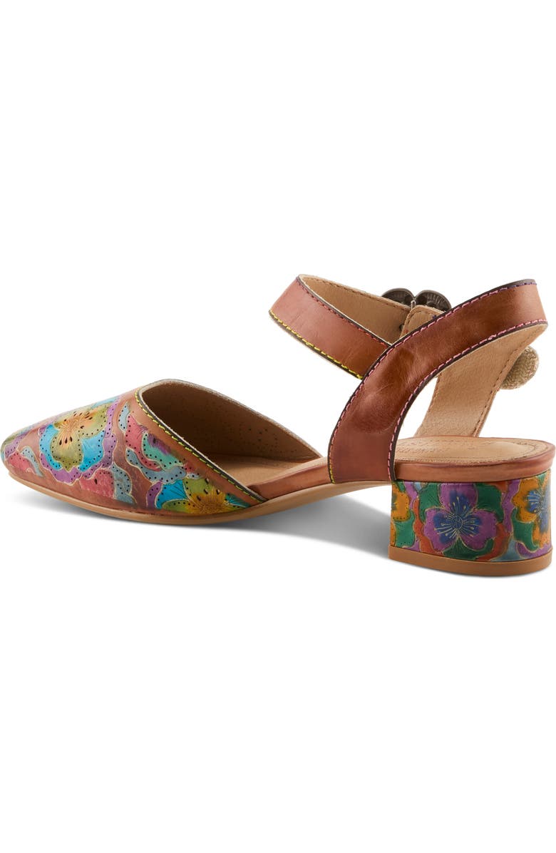 L'Artiste by Spring Step Funferbiz Ankle Strap Pump, Alternate, color, Camel Multi