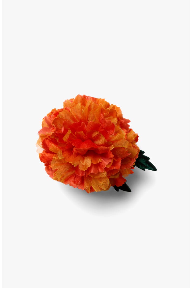 The Marigold Floral Brooch, Main, color, Orange