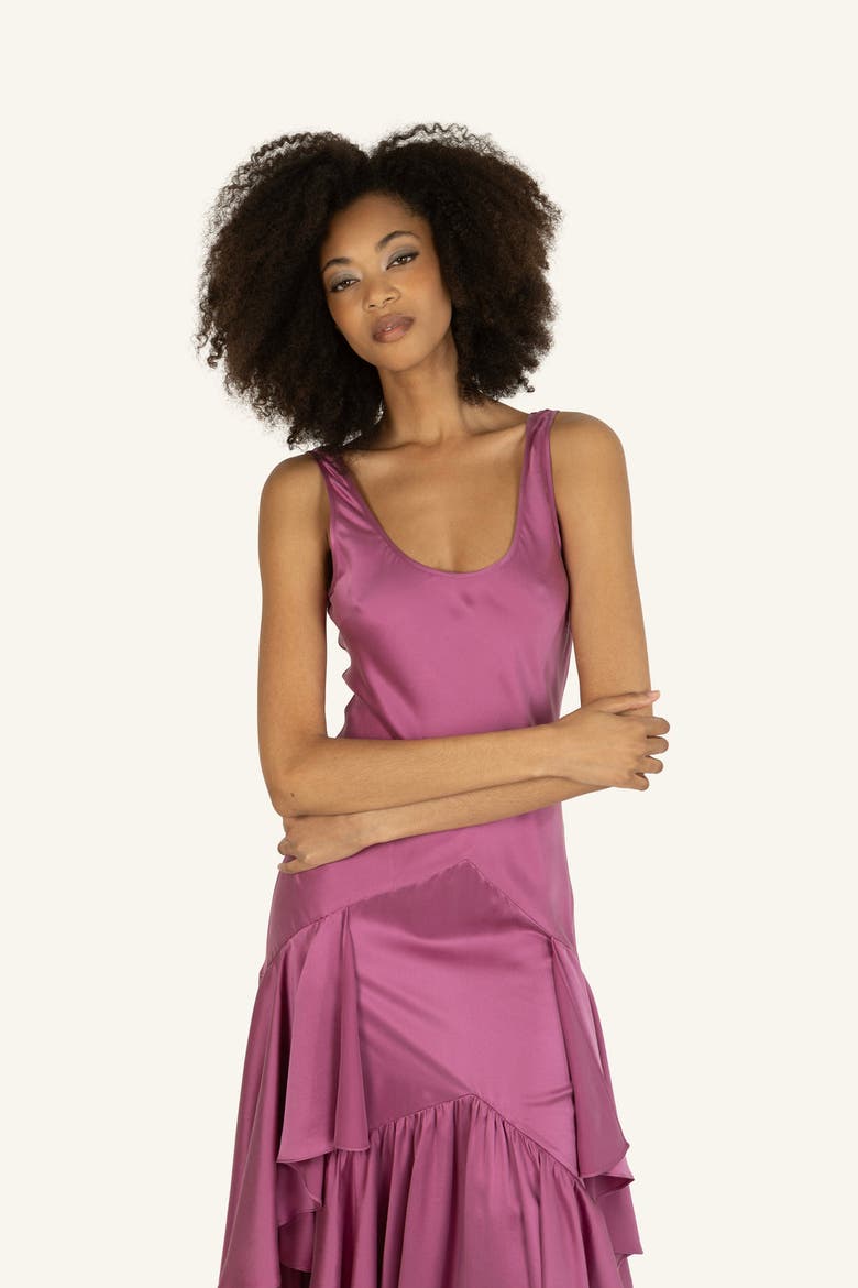 Evelyn Dress, Alternate, color, Plum