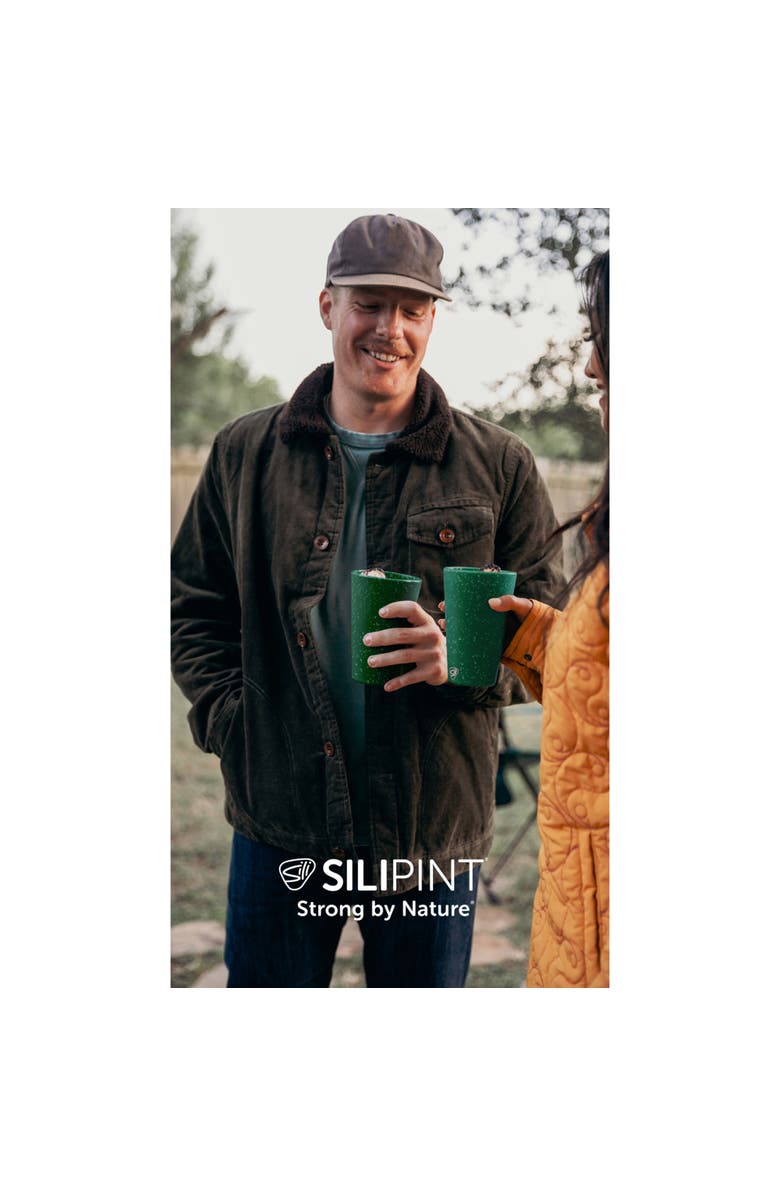 Silipint Silicone 16oz Coffee Tumblers, 2 Pack, Alternate, color, Green