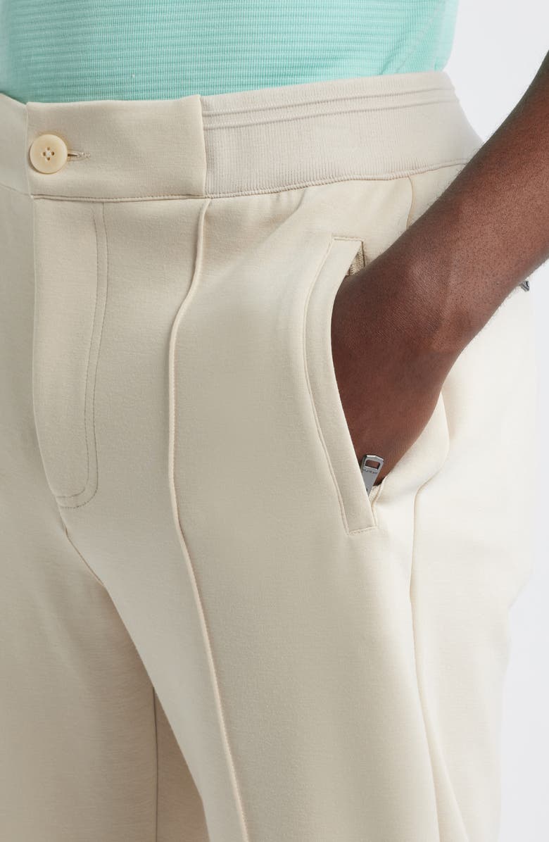 Bugatchi Soft Touch Pintuck Pants, Alternate, color, Almond