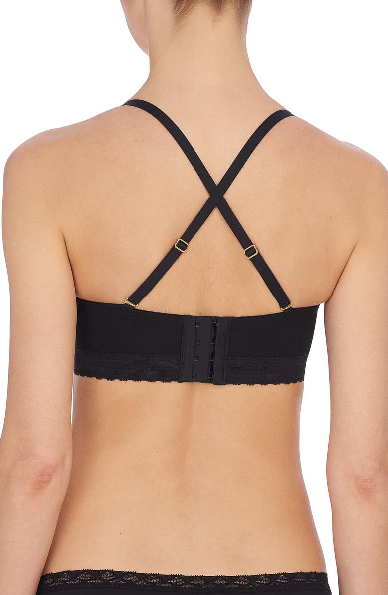 Natori Truly Smooth Longline Strapless Bra, Alternate, color, Black