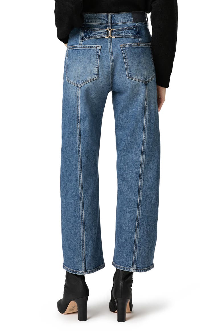 Arellia High Waist Ankle Barrel Jeans, Alternate, color, KEYSTONE