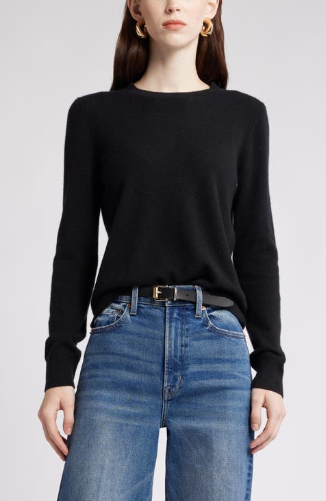 Womens black pullover sweater sale