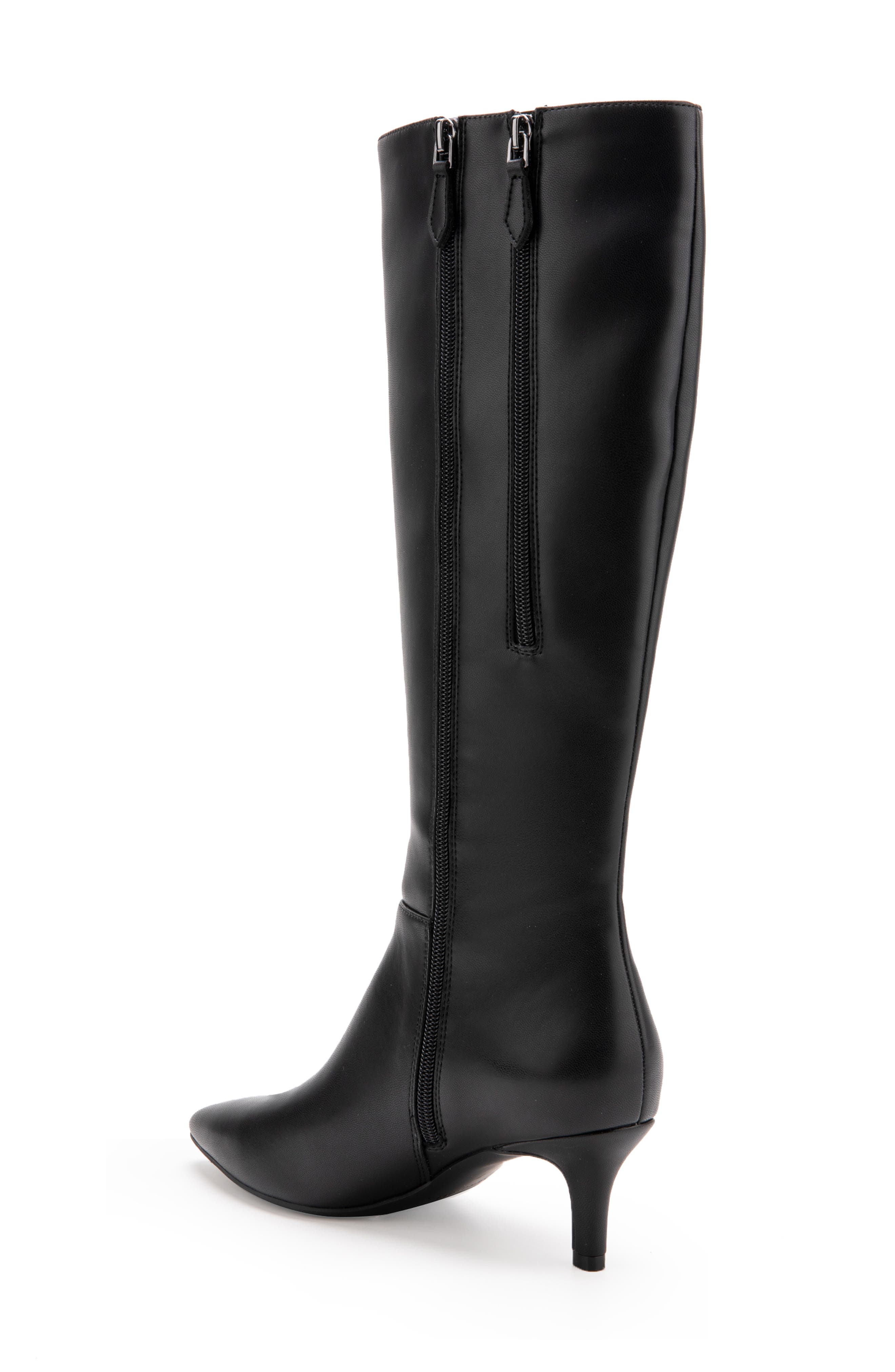 Aerosoles Epic Stretch Kitten Heel Tall Boot, Alternate, color, Black