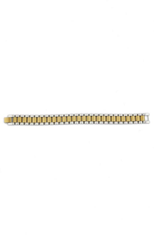 Rebl Gender Inclusive Two-tone Link Bracelet