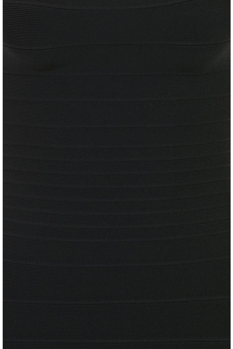 The Body Bandage Minidress, Alternate, color, BLACK