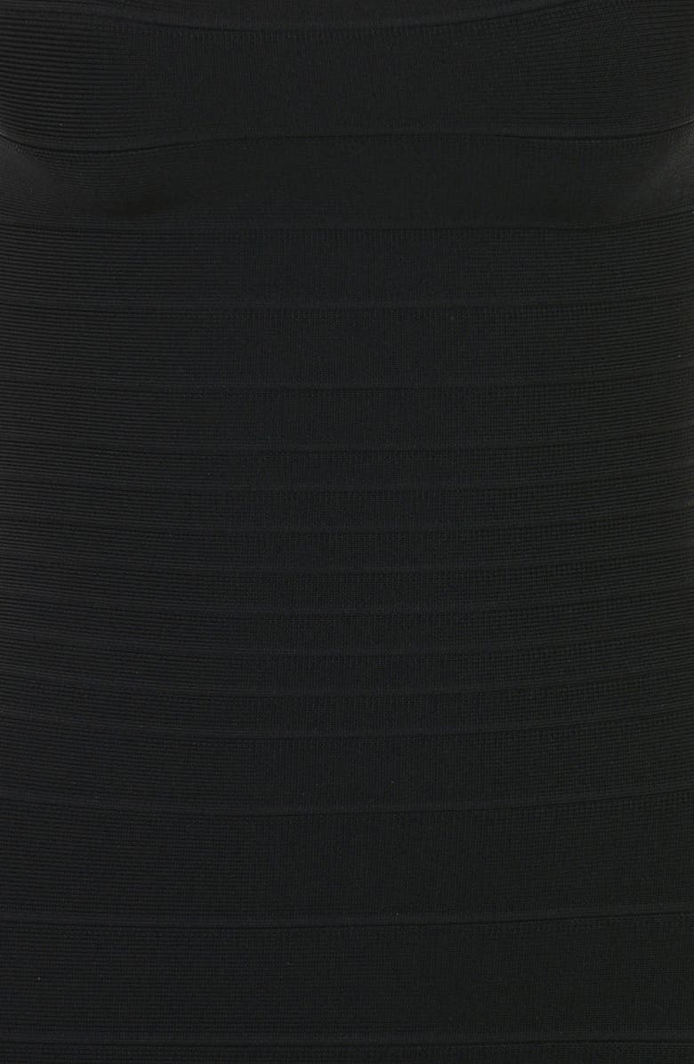 HOUSE OF CB The Body Bandage Minidress, Alternate, color, Black