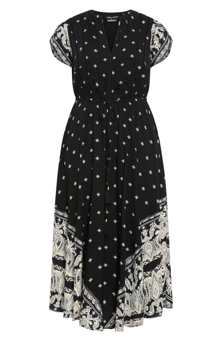 City Chic Sky Maxi Dress, Alternate, color, 