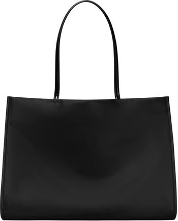 Ella Patent Nylon Tote