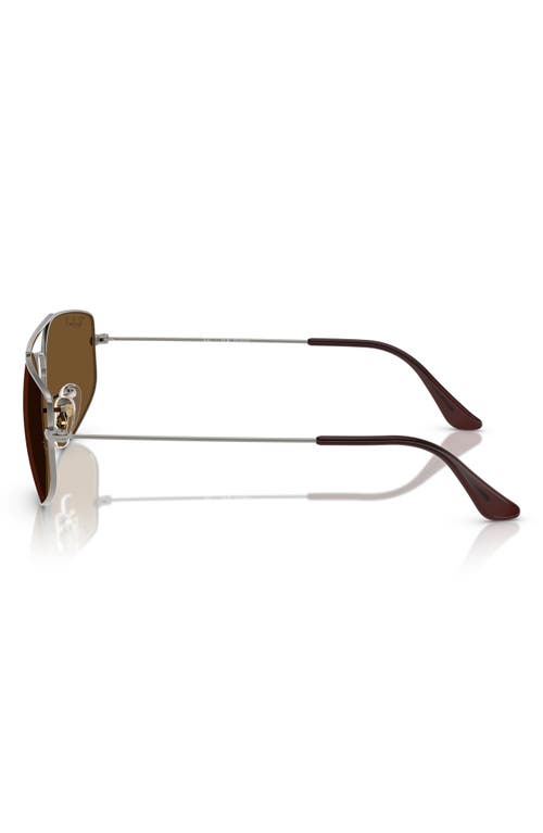 Ray Ban Ray-ban Explorer V 60mm Polarized Irregular Sunglasses In Gunmetal