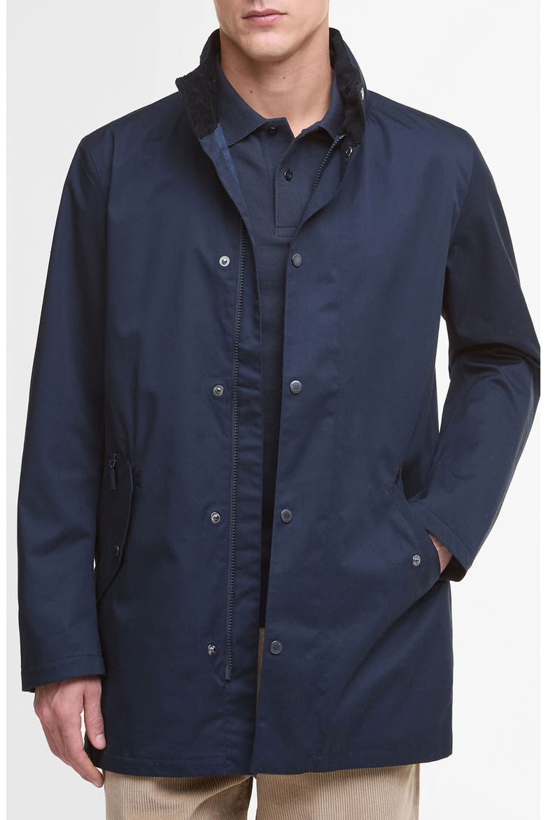 Chelsea Waterproof Twill Jacket, Main, color, NAVY