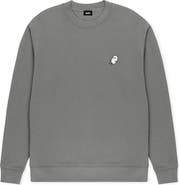 Dalix Ghost Relaxed Midweight Fleece Crewneck Sweatshirt
