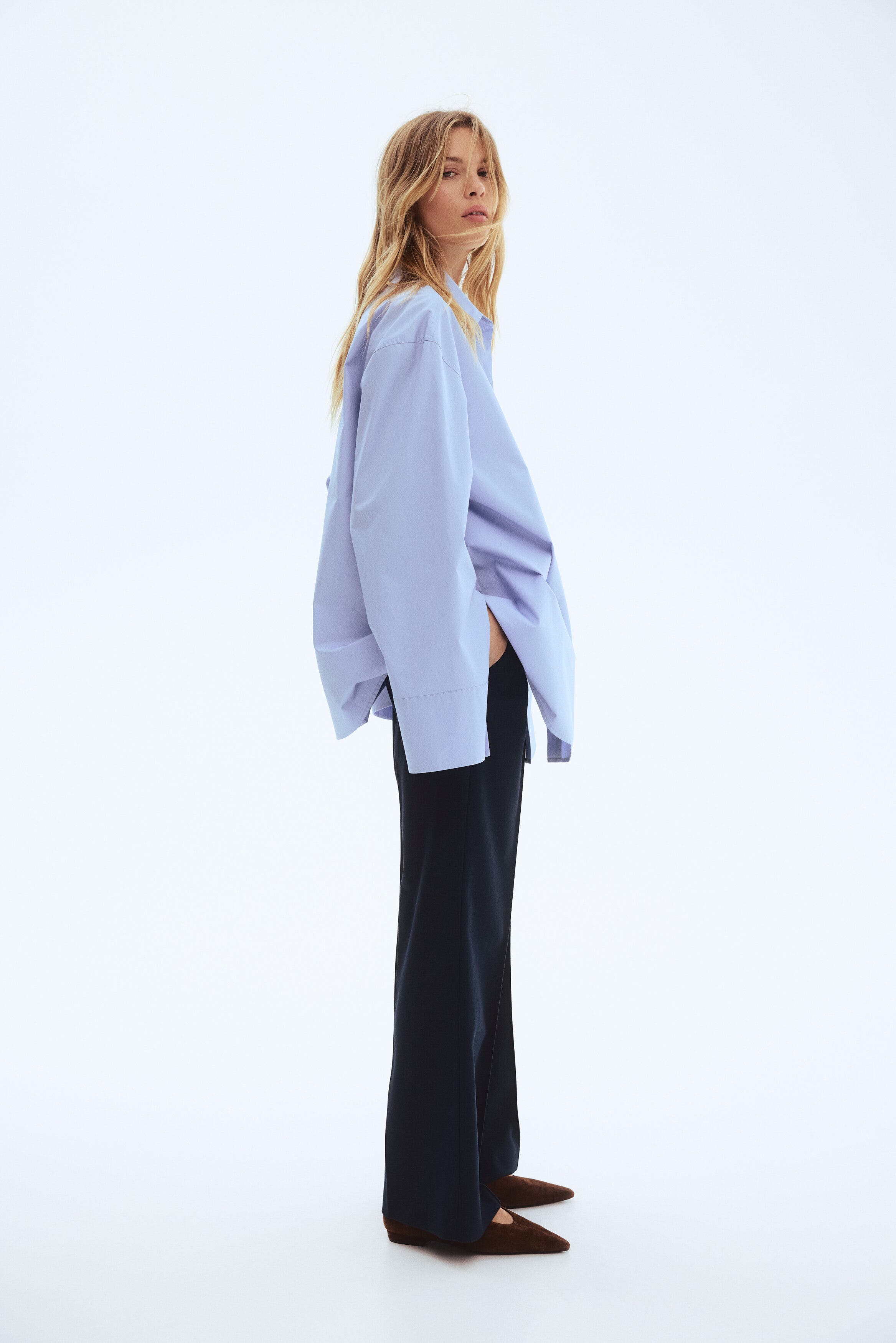 Flared Belted Trousers - image 4