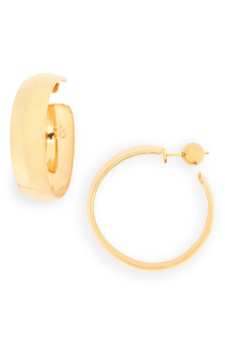 Sophie Buhai Large Zora Vermeil Hoop Earrings, Main, color, 