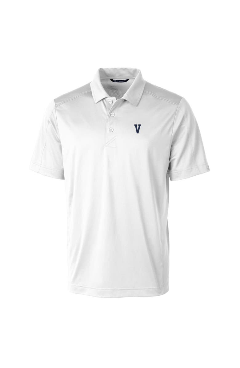 Cutter & Buck Men's Cutter & Buck White Villanova Wildcats Team Logo Big & Tall Prospect Textured Stretch Polo, Alternate, color, 