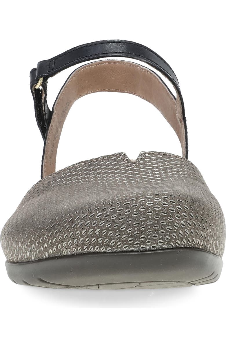 Dansko Rowan Flat, Alternate, color, Grey/ Pewter