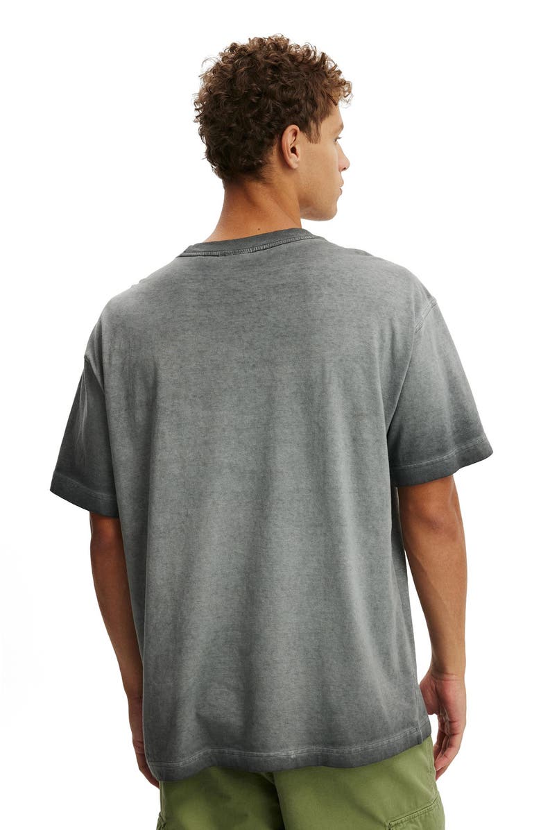 Cotton On Men's Box Fit Graphic T-Shirt, Alternate, color, Curve Star  Washed Black