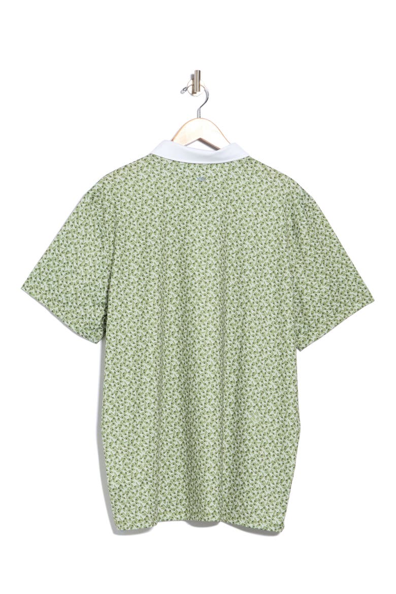 Golf Sport Performance Polo, Alternate, color, GREEN SAGE TRIANGLE GEO