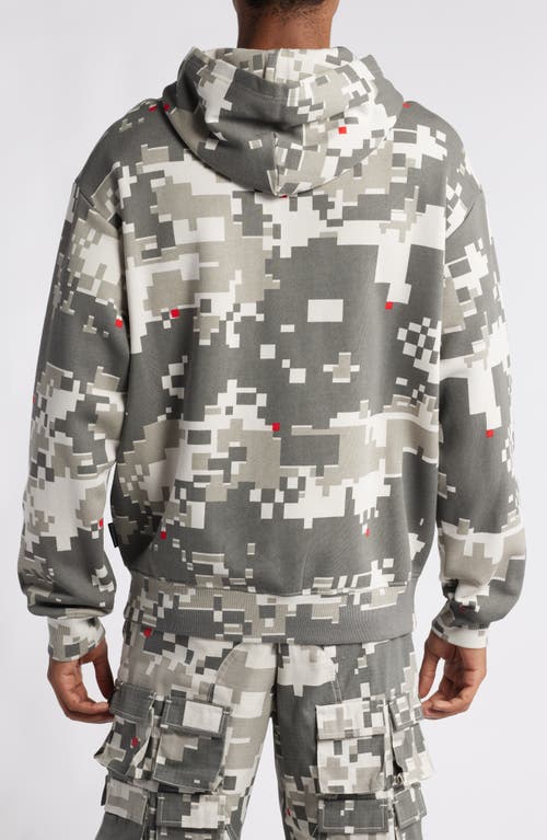Icecream Digi Camo Pullover Hoodie In Wind Chime