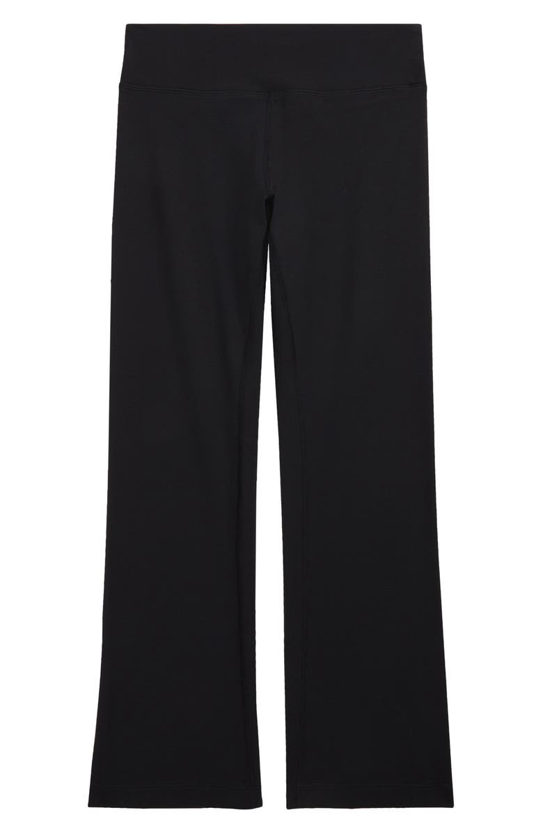 Zella Girl Kids' Live-In High Waist Crop Flare Pants, Main, color,
