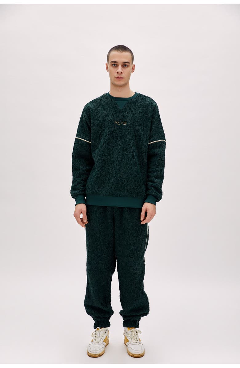 PCFG Fluffy Track Sweat, Alternate, color, Dark Green