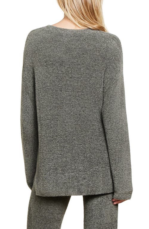 Barefoot Dreams ® Cozychic® Lite® Textured Henley In Green