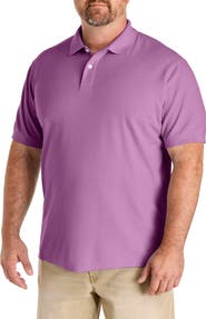 Harbor Bay by DXL Big & Tall Piqué Polo Shirt