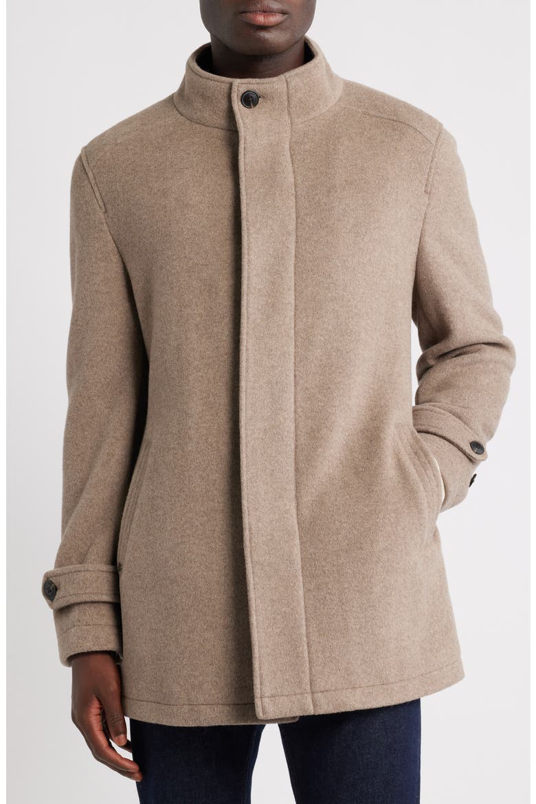Canfield Wool Blend Car Coat, Alternate, color, OATMEAL